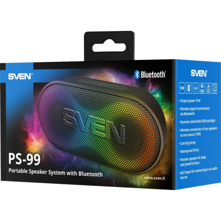 Акустическая система Sven PS-99 черная (SV-022389) Акустическая система Sven PS-99 черная (SV-022389)