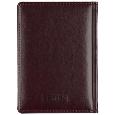 Ежедневник недатированный Attache Каньон искусственная кожа А5 176 листов бордовый (143x210 мм)