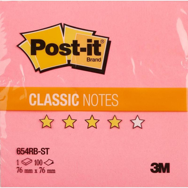Стикеры Post-it 76x76 мм Клубничная радуга 100 листов