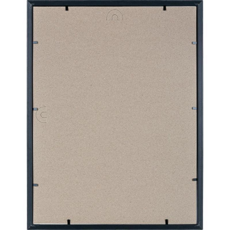 Рамка с паспарту Зебра А3 30x40 см пластиковый багет 14 мм серебристая