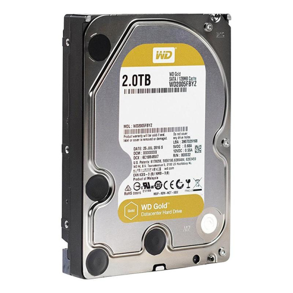 Жесткий диск Western Digital Gold 2 ТБ (WD2005FBYZ)