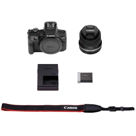 Фотоаппарат Canon EOS R100 Kit + объектив RF-S 18-45mm IS STM черный
