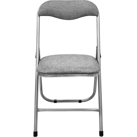 Стул складной РС 04 серый/серебро (ткань)