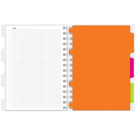 Бизнес-тетрадь Attache Selection Spiral Book A5 140 листов синяя в клетку на спирали (170x206 мм)