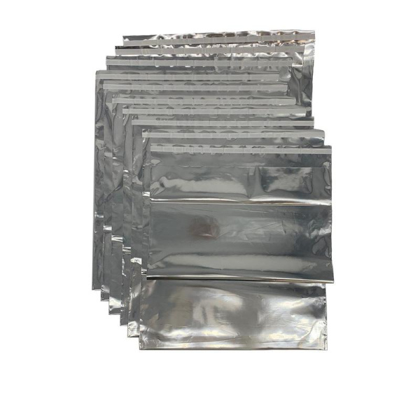 Термопакет 1-слойный металлизированная пленка серебристый 42х45x0.1 (10  штук в упаковке)