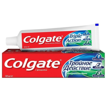 Зубная паста Colgate Тройное действие 100 мл Зубная паста Colgate Тройное действие 100 мл