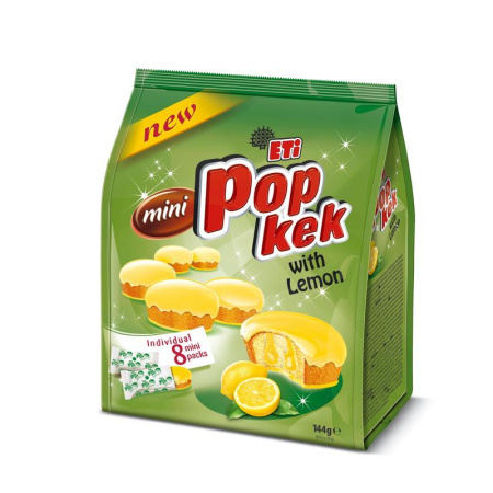 Кексы Eti Popkek Mini Lemon с лимоном 144 г