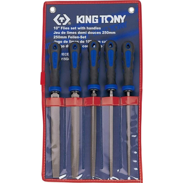 Набор напильников King Tony 250 мм 5 предметов (1015GQ)
