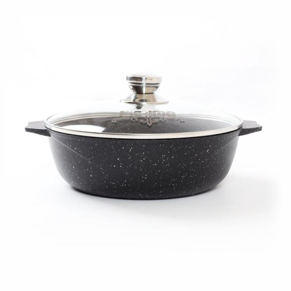 Жаровня Мечта Гранит Black Induction Pro диаметр 28 см 4 л алюминий  (34802И)