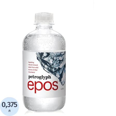 Вода минеральная Petroglyph Epos газированная 0.375 л
