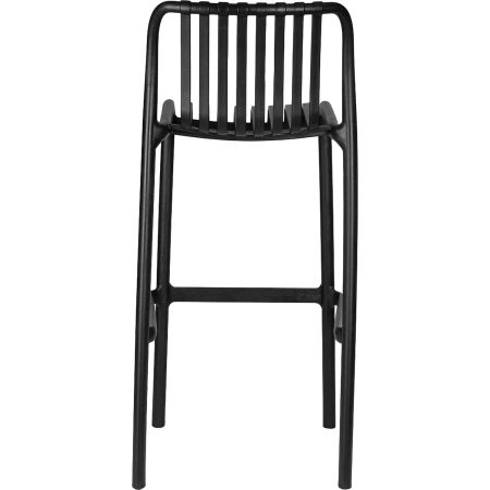 Стул барный Dobrin Chloe bar чёрный (пластик/пластик)