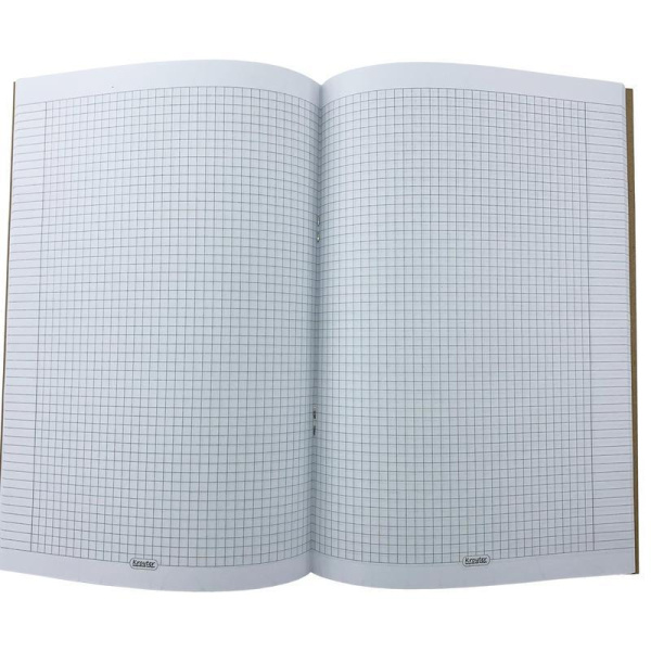 Тетрадь общая Kroyter Школа A4 48 листов в клетку на скрепке (00097)