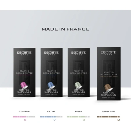 Кофе в капсулах для кофемашин Egoiste Espresso (10 штук в упаковке)