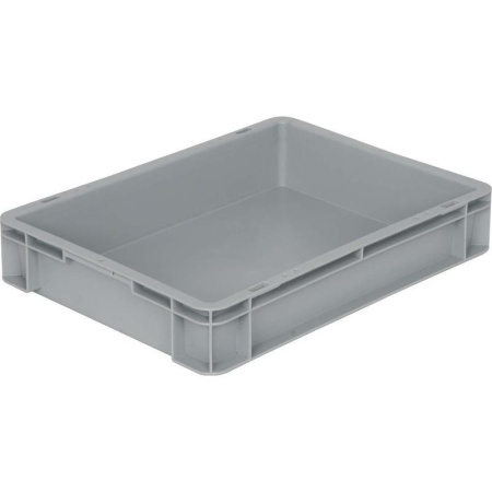 Ящик (лоток) универсальный полипропиленовый 400х300х75 мм серый Ящик (лоток) универсальный полипропиленовый 400х300х75 мм серый