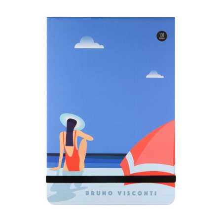 Блокнот Bruno Visconti Megapolis Journal Summer Time А5 100 листов в ассортименте в линейку на сшивке (145x210 мм) (артикул производителя 3-475/03) Блокнот Bruno Visconti Megapolis Journal Summer Time А5 100 листов в ассортименте в линейку на сшивке (145x210 мм) (артикул производителя 3-475/03)