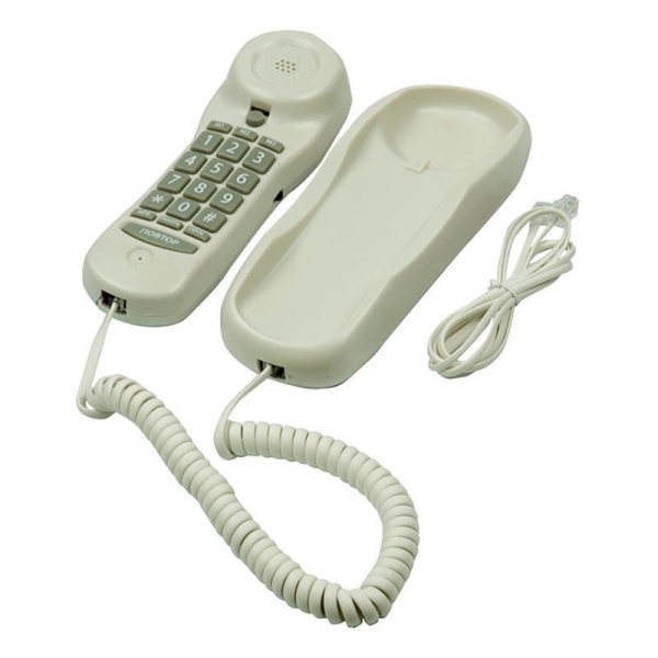 Телефон проводной Ritmix RT-003 белый