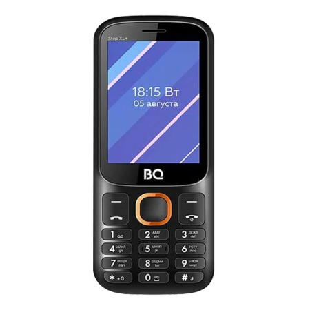 Мобильный телефон BQ 2820 Step XL+ черный/оранжевый Мобильный телефон BQ 2820 Step XL+ черный/оранжевый