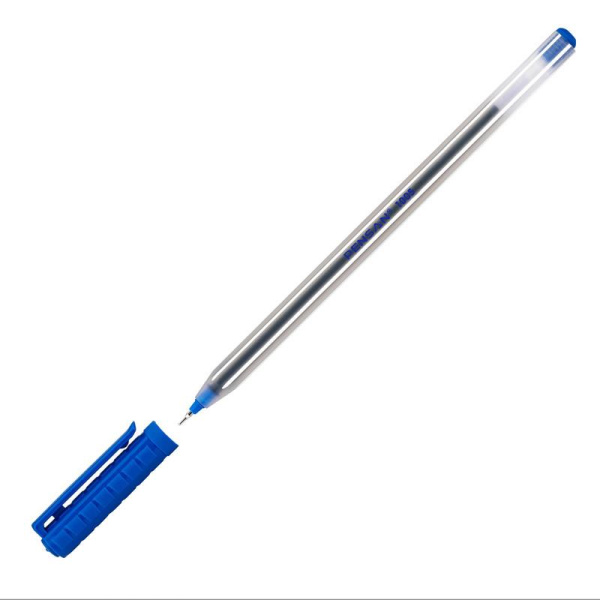 Ручка шариковая неавтоматическая одноразовая Pensan Offis 1005 синяя  (толщина линии 0.5 мм)