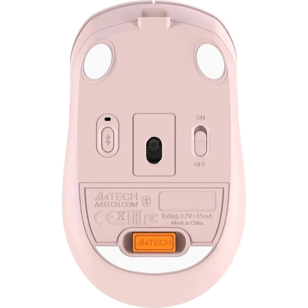 Мышь беспроводная A4Tech Fstyler FB10CS розовая (FB10CS USB BABY PINK)