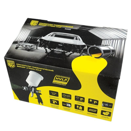 Краскопульт пневматический Berger Грюн HVLP (BG1376)