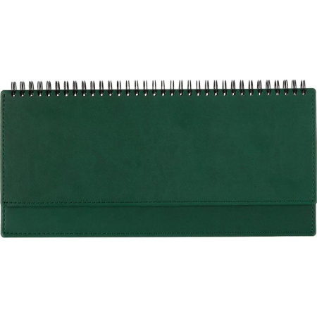 Планинг датированный на 2021 год Attache Вива искусственная кожа 60 листов зеленый (303x150 мм)