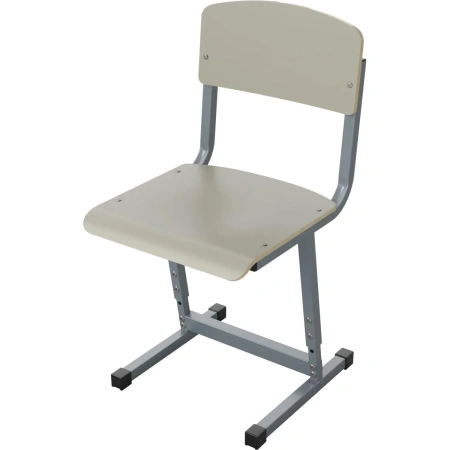 Стул ученический Комус Мебель серый/серый New рост 3-5