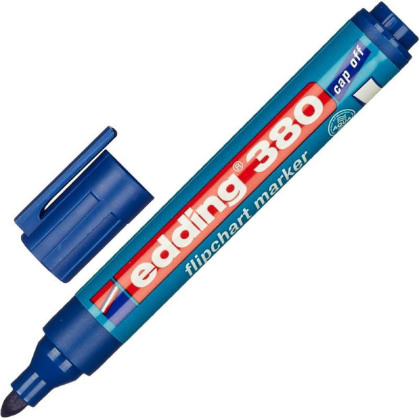 Набор маркеров для флипчартов Edding E-380/4s cap off, 2,2 мм, 4 шт.