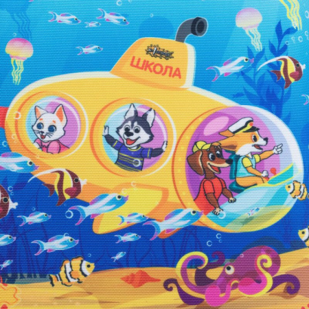 Ранец Комус Класс Light Шустрики анатомический серый с одним отделением