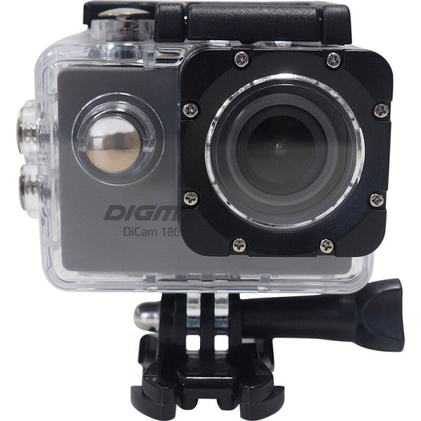 Экшн-камера Digma DiCam 180 серая