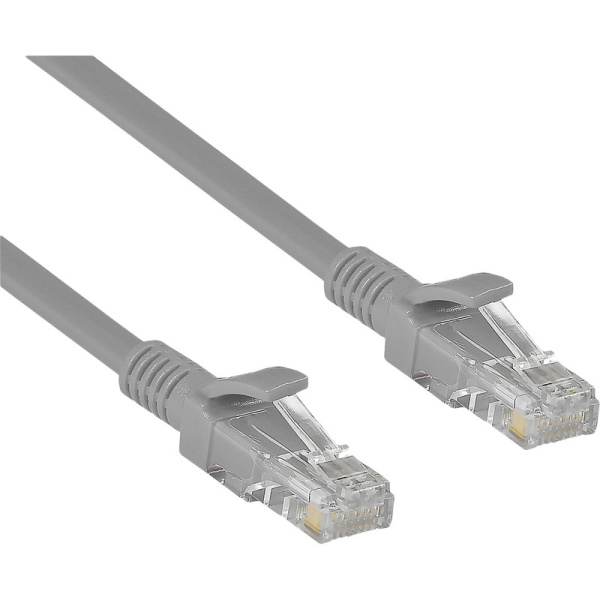 Патч-корд витая пара ExeGate UTP-RJ45-RJ45-5e-CU-2M-GY 5e 2 м