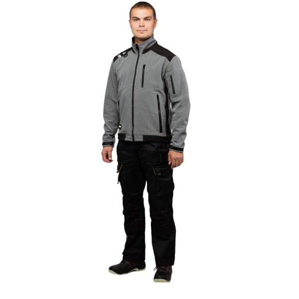 Куртка-ветровка Dimex Softshell 6051 серая (размер 58-60, рост  182-186)