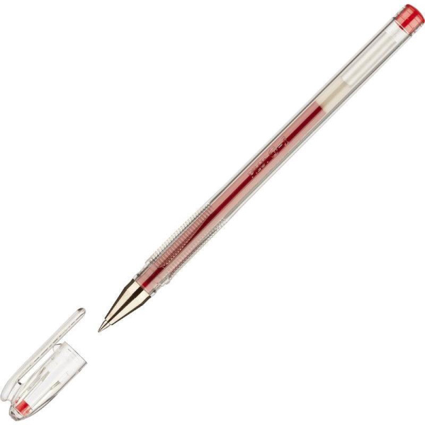 Ручка гелевая Pilot BL-G1-5T красная (толщина линии 0,3 мм)