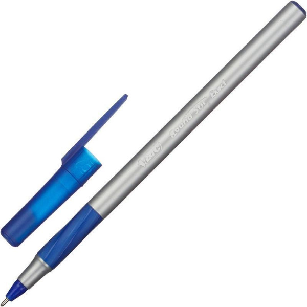 Ручка шариковая BIC Round Stic Exact синяя (толщина линии 0.35 мм)