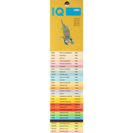 Бумага цветная для офисной техники IQ Color старое золото AG10 (A4, 80 г/кв.м, 100 листов) Бумага цветная для офисной техники IQ Color старое золото AG10 (A4, 80 г/кв.м, 100 листов)