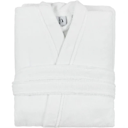 Халат велюровый Luscan размер 58 (4XL) белый