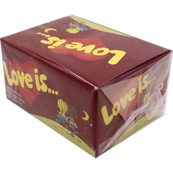 Жевательная резинка Love is вишня и лимон (100 штук по 4.2 г)