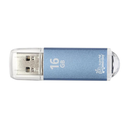 Флеш-память SmartBuy V-Cut 16Gb USB 2.0 голубая
