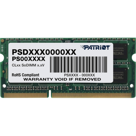 Модуль памяти Patriot Memory PSD34G1600L81S DDR3 4 ГБ