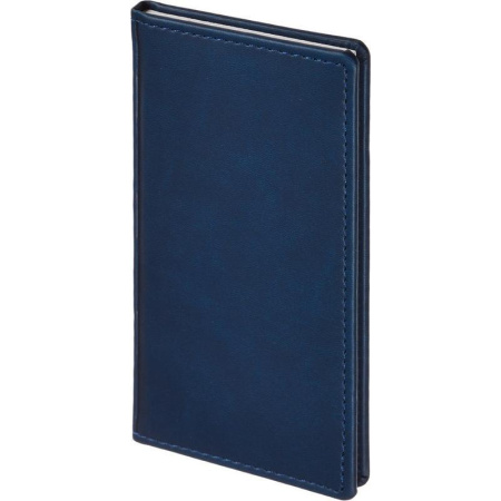 Еженедельник датированный 2021 год Attache Сиам искусственная кожа 64 листа синий (90x160 мм)