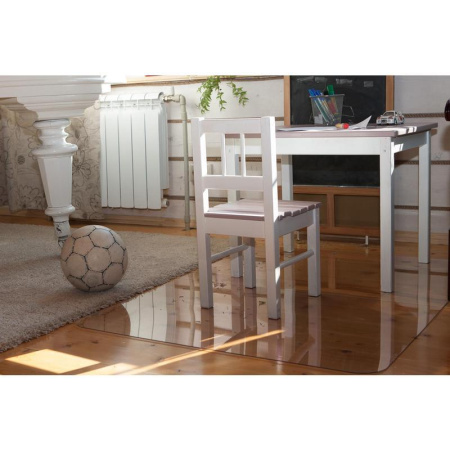 Коврик напольный для паркета/ламината Clear прозрачный (прямоугольный, поликарбонат, 900x1200 мм)