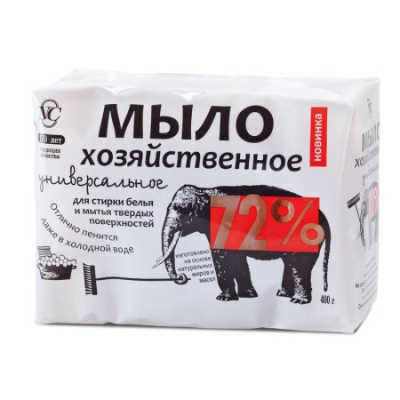 Мыло хозяйственное 72% 4 штуки по 100 г Мыло хозяйственное 72% 4 штуки по 100 г