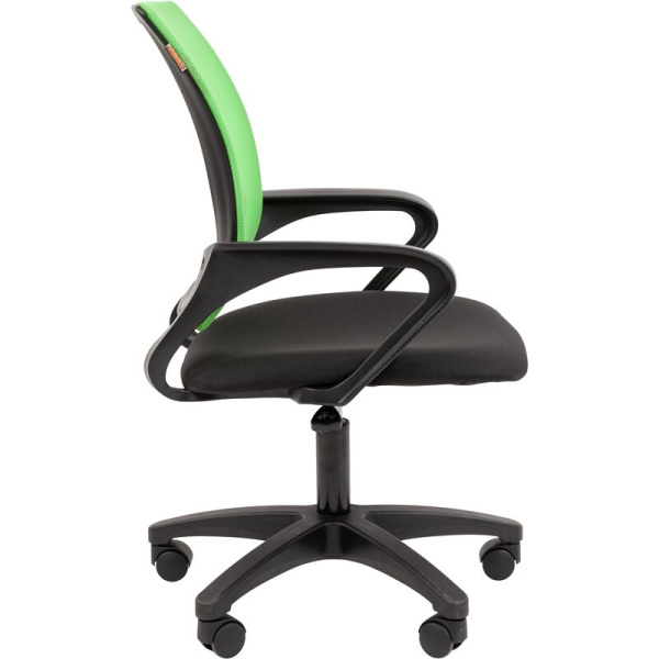 Кресло офисное Easy Chair 304 LT светло-зеленое/черное (сетка/ткань,  пластик)
