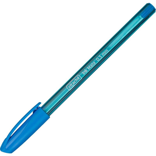 Ручка шариковая неавтоматическая Attache Ink Mate синяя (толщина линии  0.3 мм)