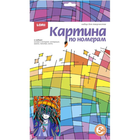 Картина по номерам Lori Аниме Танец дракона