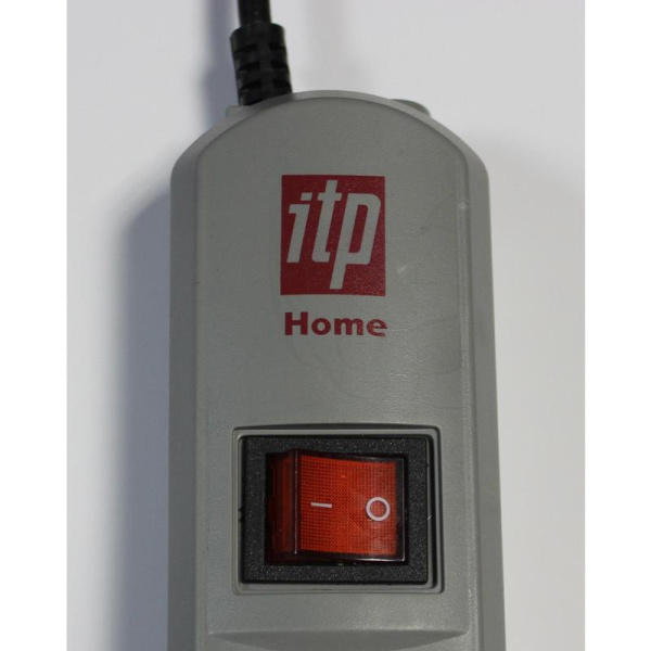 Сетевой фильтр ITP Home (6роз/3м/10А/400Дж/серый)