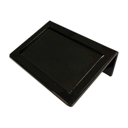 Ценникодержатель-подставка пластиковый 40x25 мм черный (50 штук в  упаковке)