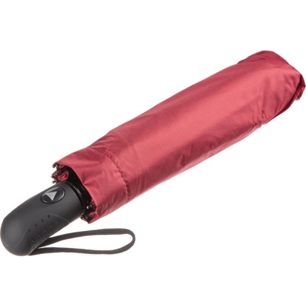 Зонт складной полуавтомат 8 спиц бордовый