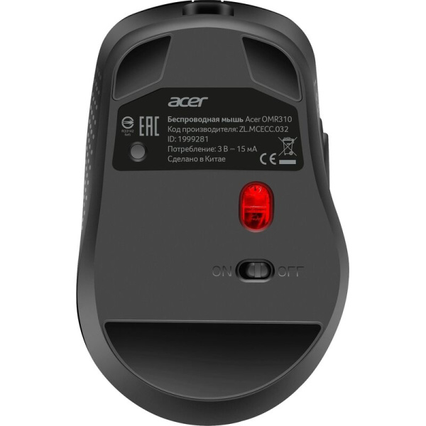 Мышь беспроводная Acer OMR310 чёрная (ZL.MCECC.031)