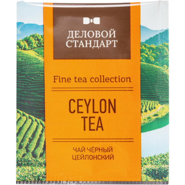 Чай Деловой Стандарт Ceylon tea черный 100 пакетиков