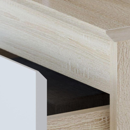 Комод Сокол Т-4р (дуб сонома/белый, 400х446х1044 мм)